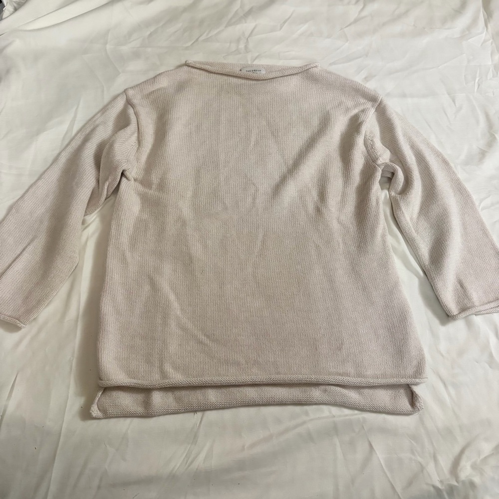 Aritzia The Group cotton/cashmere‎ knit long sleeve sweater size XS
